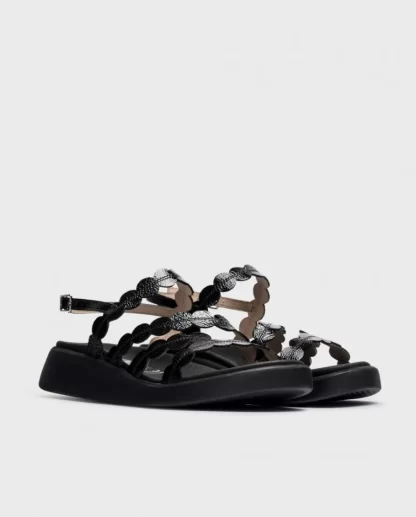 Wonders Sandalias Motril Negro Flash Sale