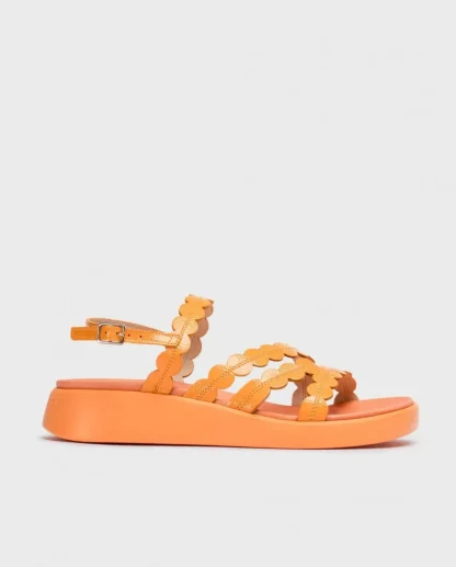 Wonders Sandalias Motril Naranja Apricot Discount