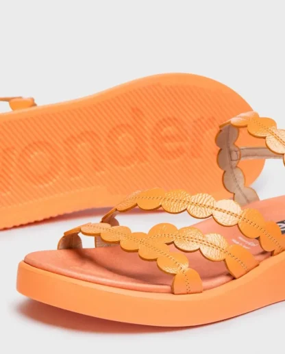 Wonders Sandalias Motril Naranja Apricot Discount