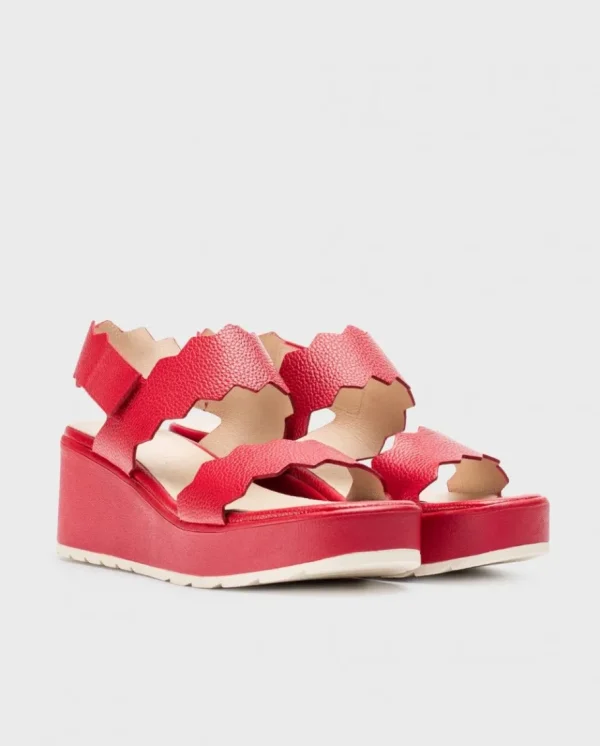 Wonders Sandalias Purpura Rojo Sale