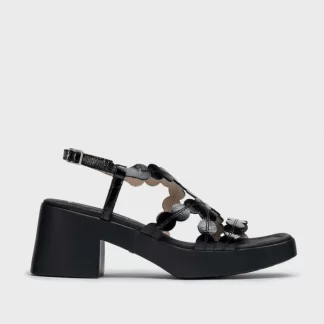 Wonders Sandalias Tacon Neus Negro Sale