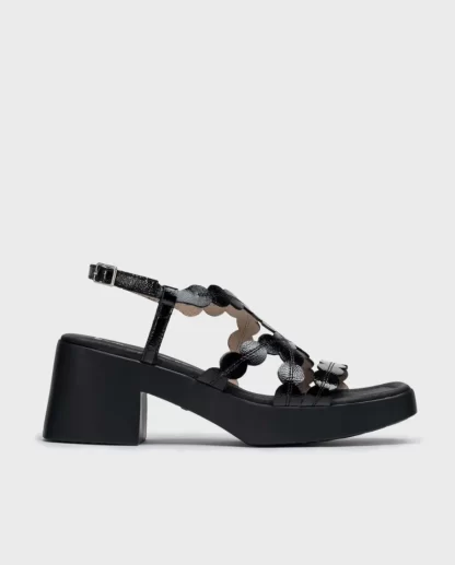 Wonders Sandalias Tacon Neus Negro Sale