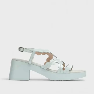 Wonders Sandalias Tacon Neus Azul Aqua Online