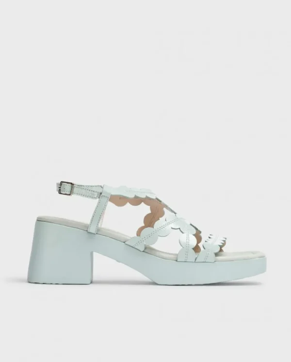 Wonders Sandalias Tacon Neus Azul Aqua Online