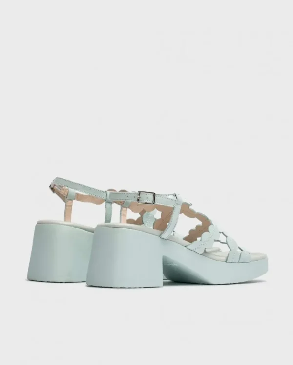 Wonders Sandalias Tacon Neus Azul Aqua Online