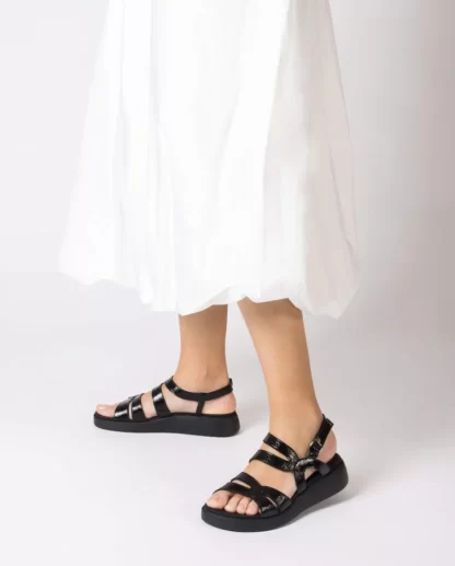 Wonders Sandalias Wave Negro Store