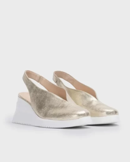 Wonders Zapato Cuna Walter Dorado Platino New