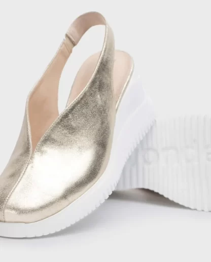 Wonders Zapato Cuna Walter Dorado Platino New