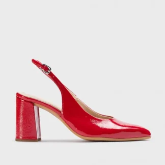 Wonders Zapatos De Tacon Vilma Rojo Discount