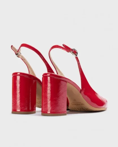 Wonders Zapatos De Tacon Vilma Rojo Discount